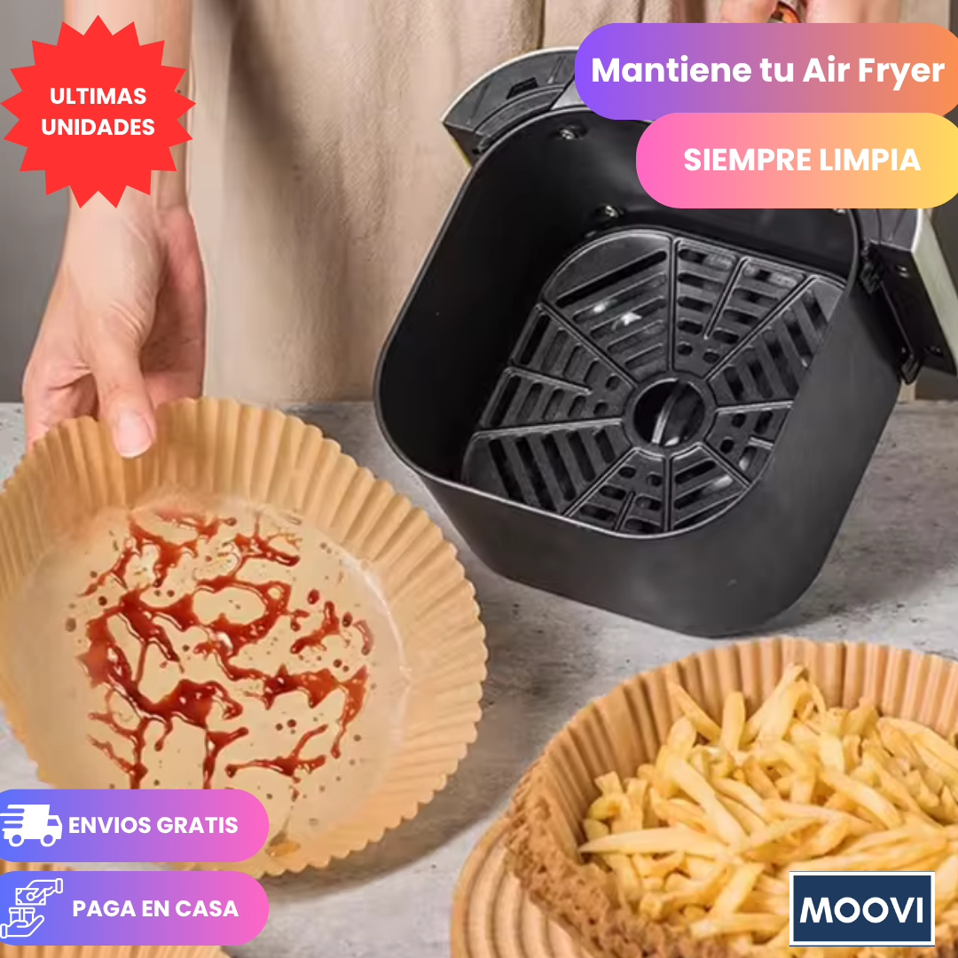 Air Fryer CleanFit - Filtros de Papel Anti-Grasa