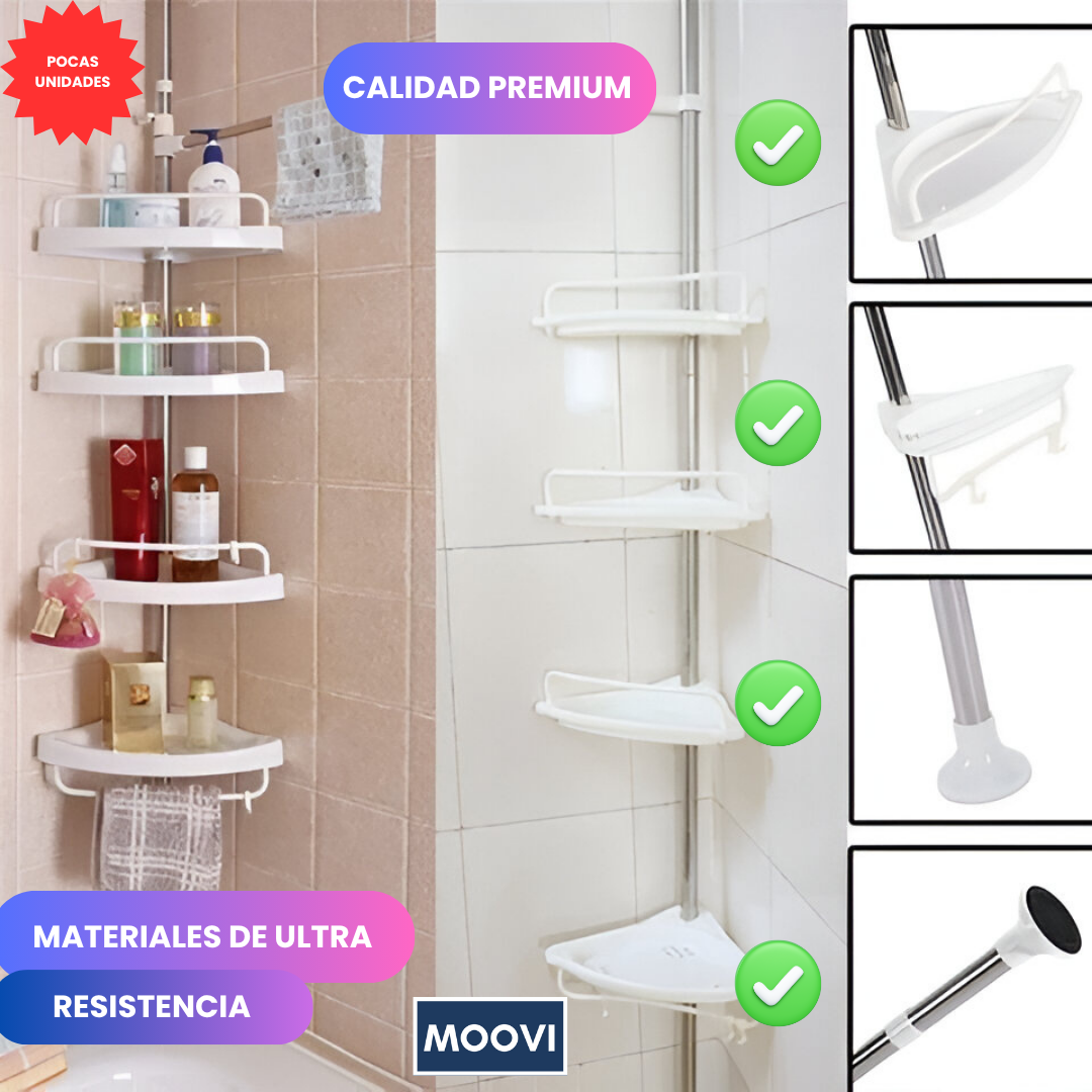 ESQUINERO DE DUCHA AJUSTABLE MULTI USO