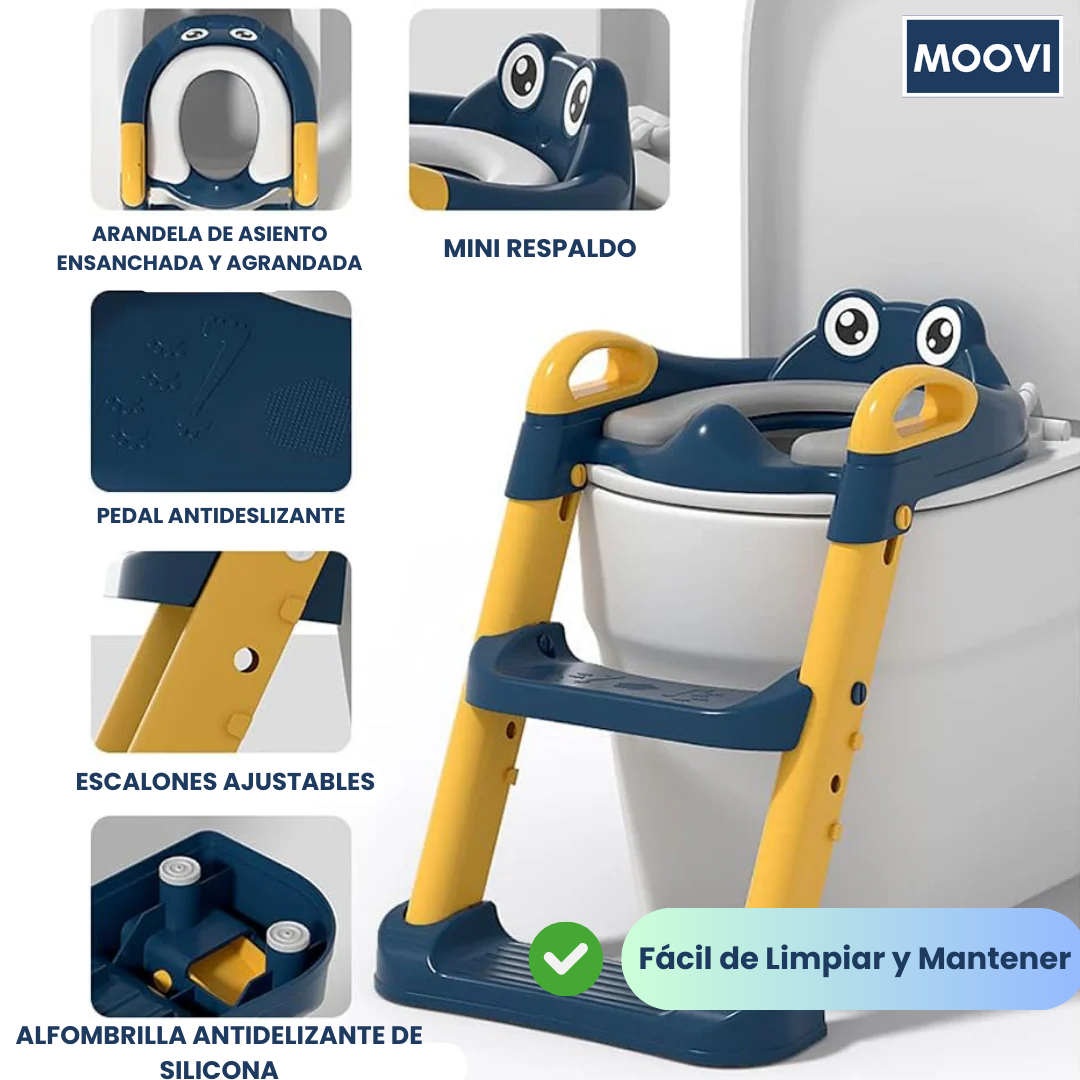 Entrenador de Baño con Escalera para Niños ✨