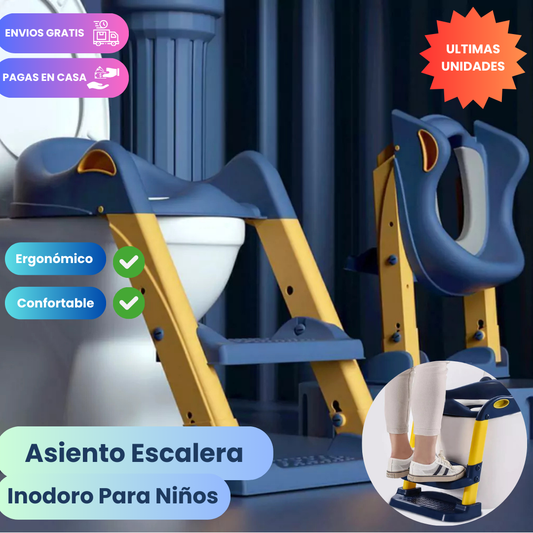 Entrenador de Baño con Escalera para Niños ✨
