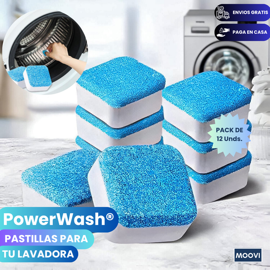 ⭐ PowerWash®  12 Pastillas para Lavadora