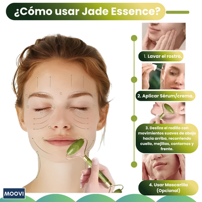 Jade Essence™ Set De Rodillo De Jade Y Gua Sha 🌿