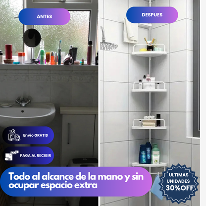 ESQUINERO DE DUCHA AJUSTABLE MULTI USO