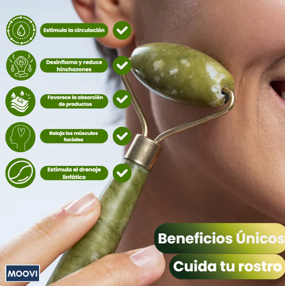 Jade Essence™ Set De Rodillo De Jade Y Gua Sha 🌿