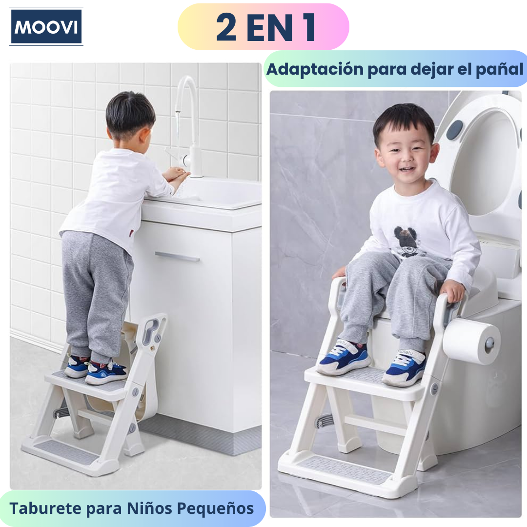 Entrenador de Baño con Escalera para Niños ✨